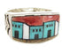 Silver Multicolor Native American Design Ring Size 10-3/4 YS67312